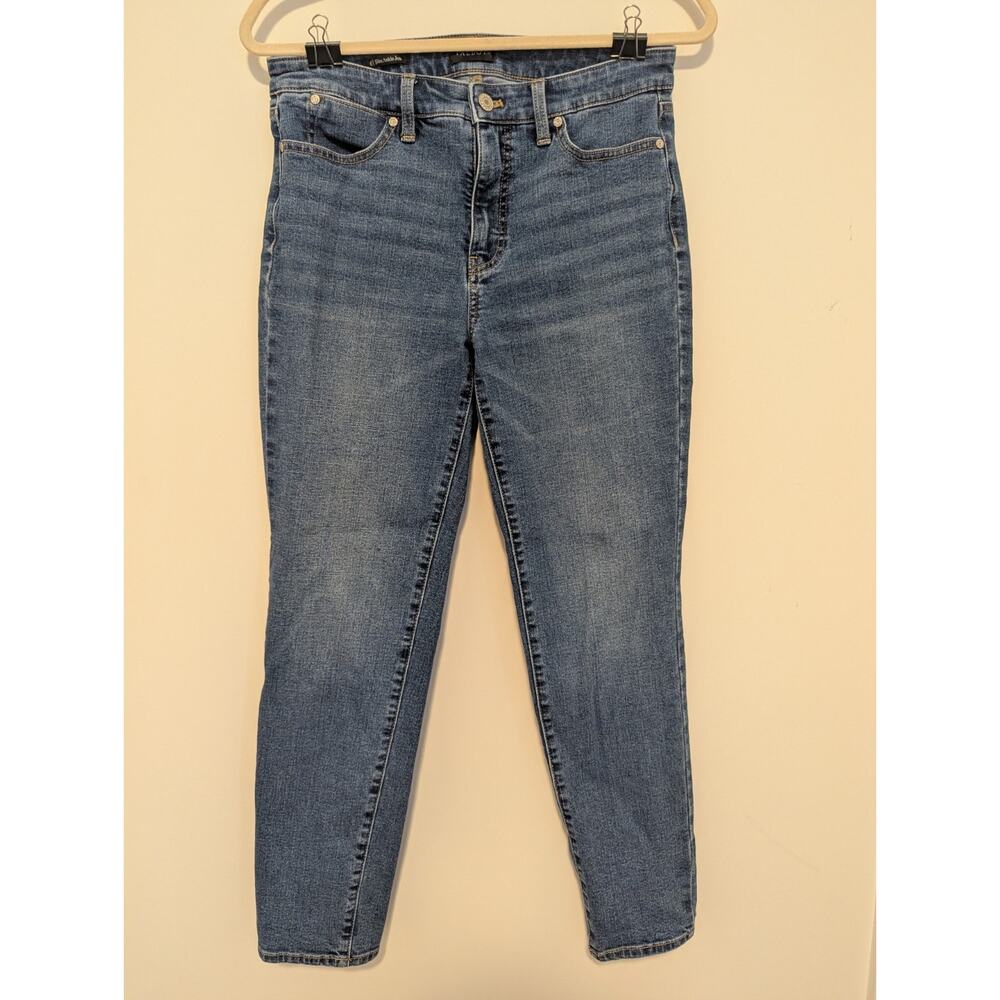 Talbots Jeans Womens Slim Ankle Size 8 Mid Rise Stretch Blue Denim